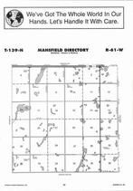 Mansfield Township, Mud Lake, Goose Lake, Directory Map, Barnes County 2007